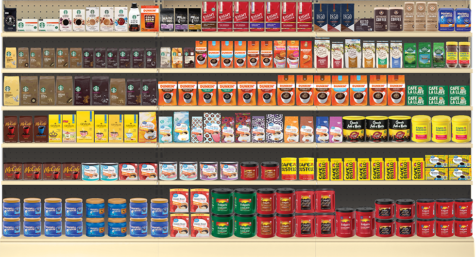 Bagged Coffee Walmart Planogram