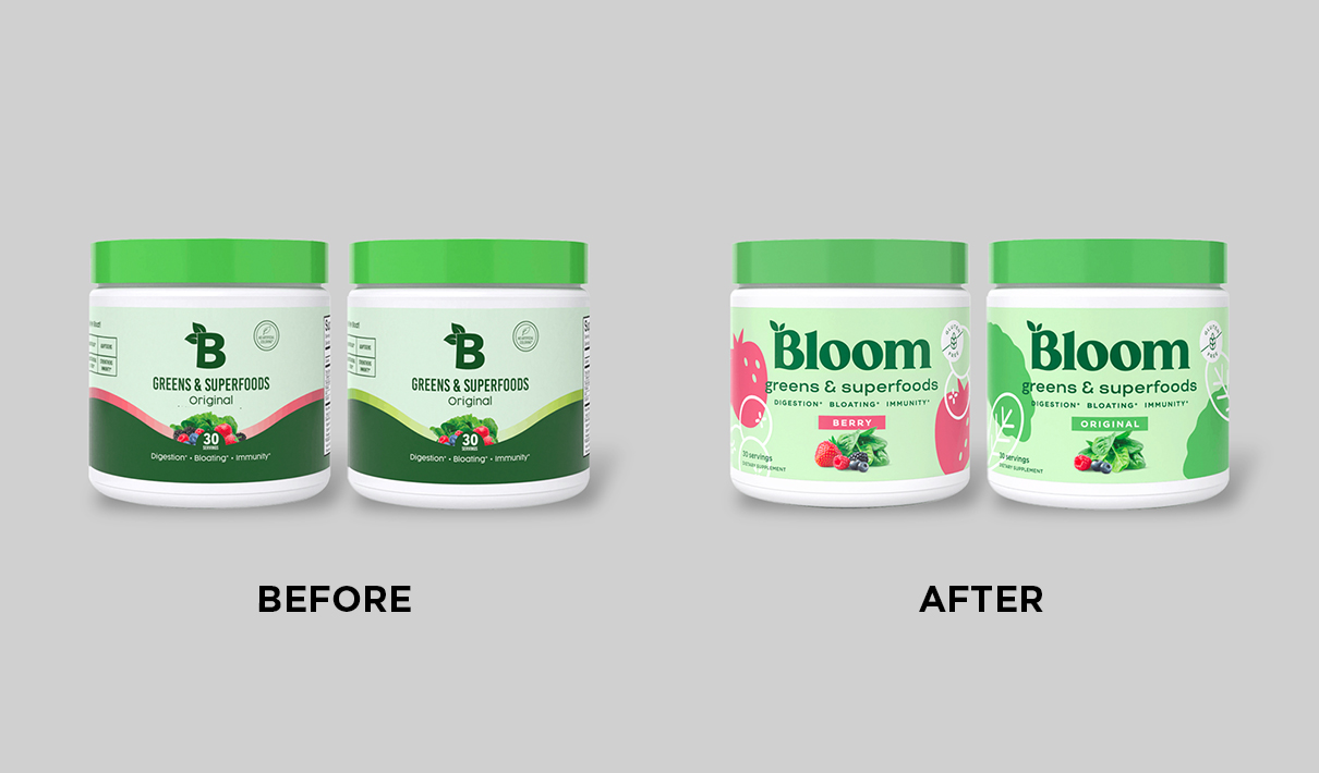 Bloom - Before and After