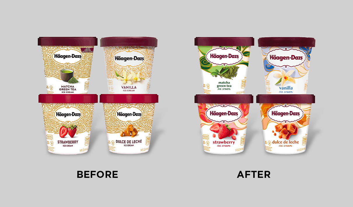 Haagen-Dazs - Before and After