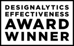 Logo - Designalytics Effectiveness Award Winner CR