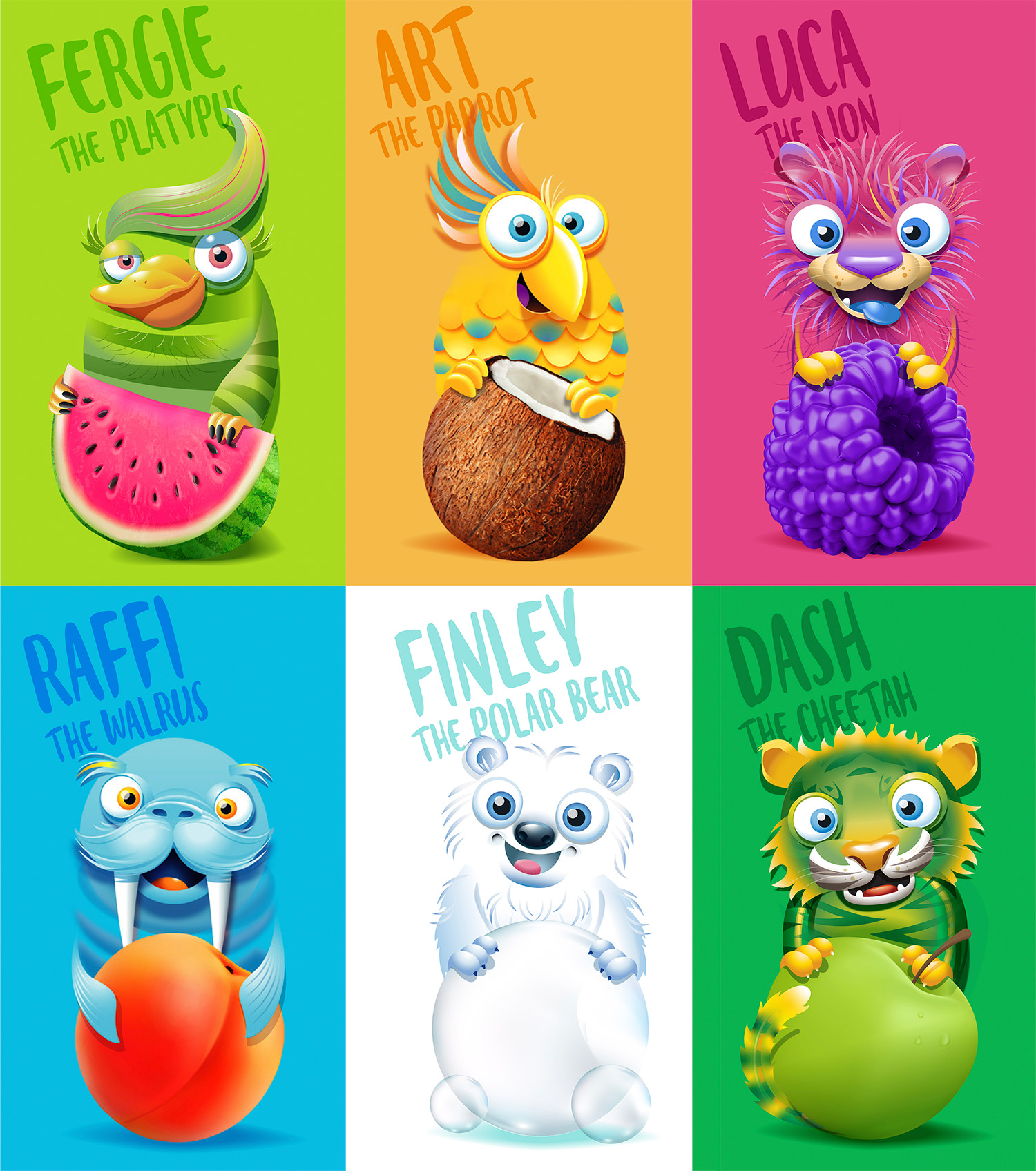 Suave Kids illustrations