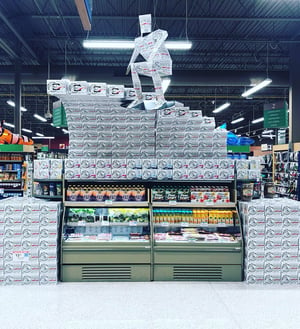 White Claw in-store display