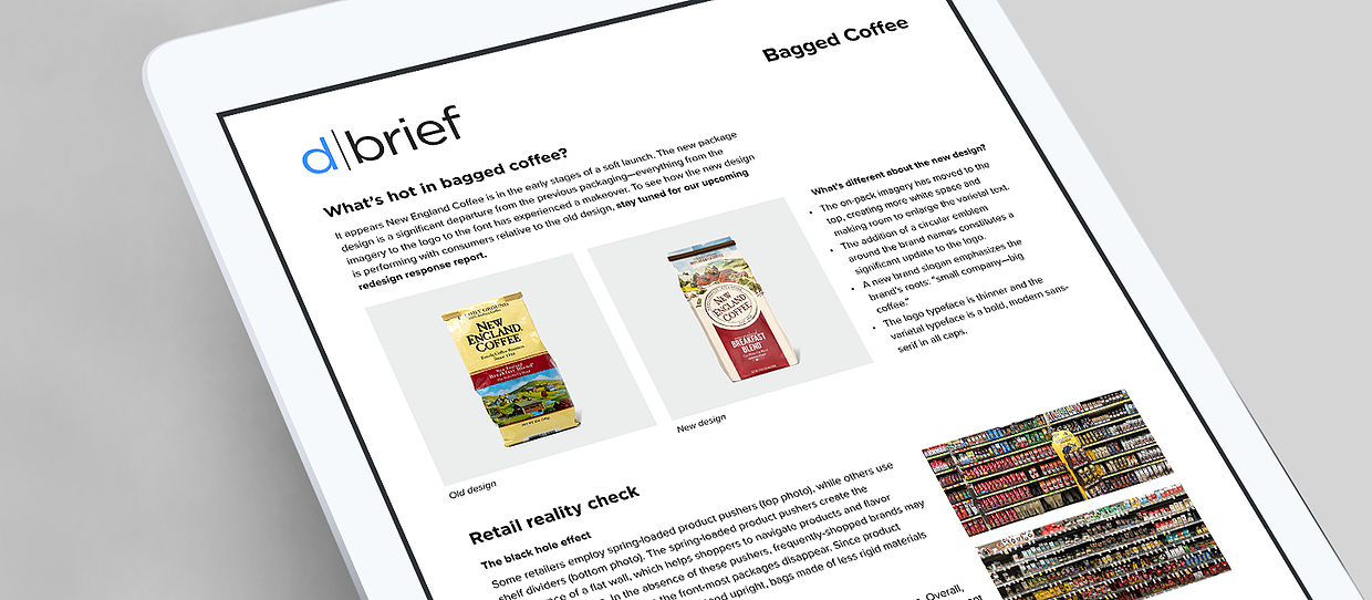 Trend reporting and best practice content