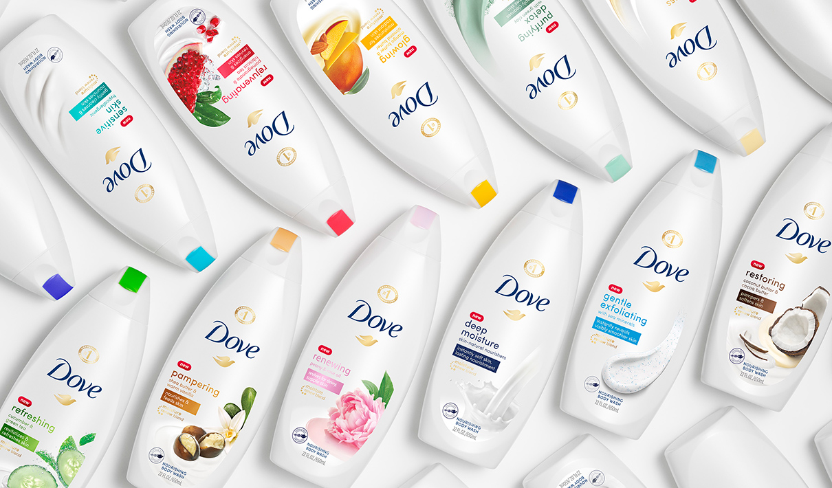 Dove Body Wash Revitalized Its Packaging—and Cleaned Up in Market