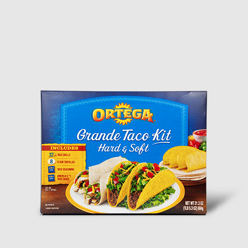Ortega Hard and Soft Taco Kit