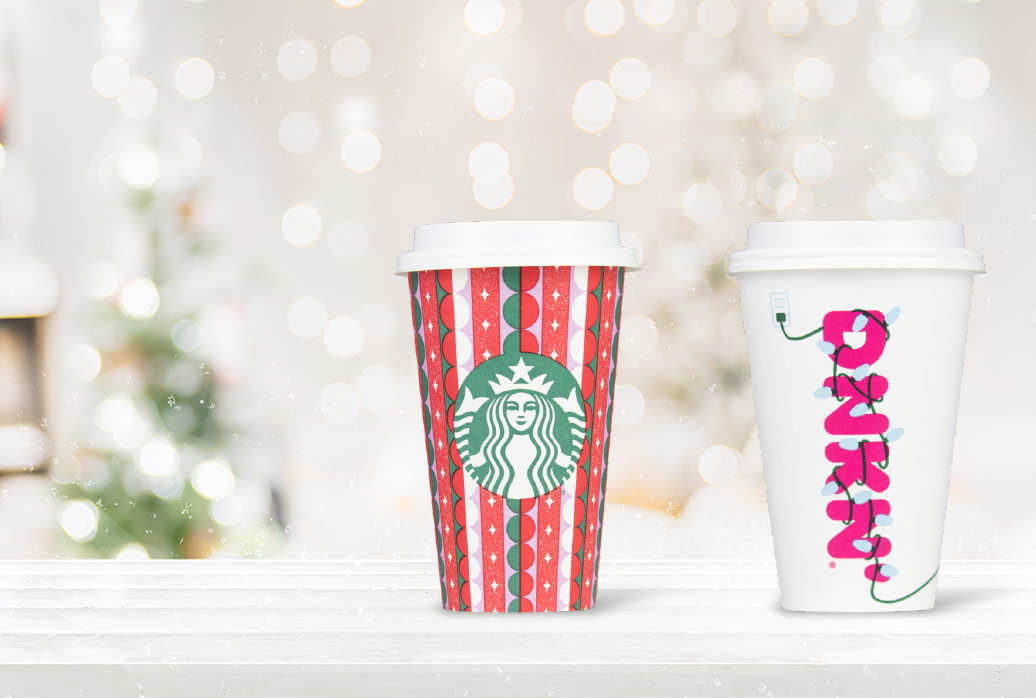 Starbucks vs. Dunkin': Which Holiday Design Do Consumers Prefer?